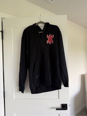 Men's Black Zip-Up Hoodie CYBERPUNK TRAUMA TEAM